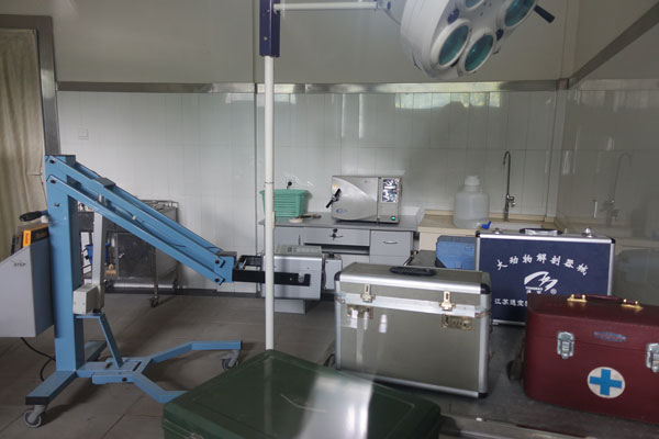Behandlungszimmer Pandabären Chengdu Pandaaufzuchtsstation Einrichtungen Krankenhaus 2